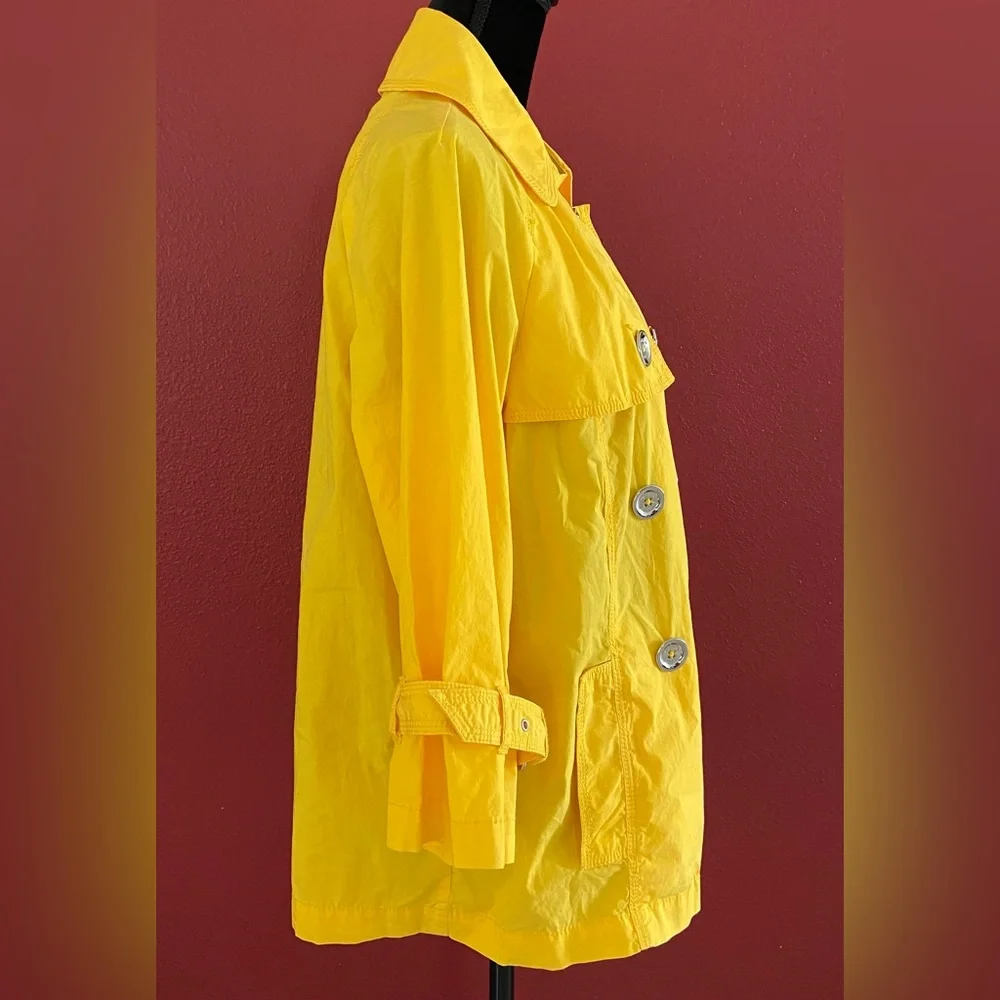 Michael Kors Trench Coat Windbreaker Jacket - Picture 2 of 12